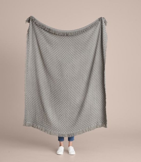 Alexa Texture Waffle Throw