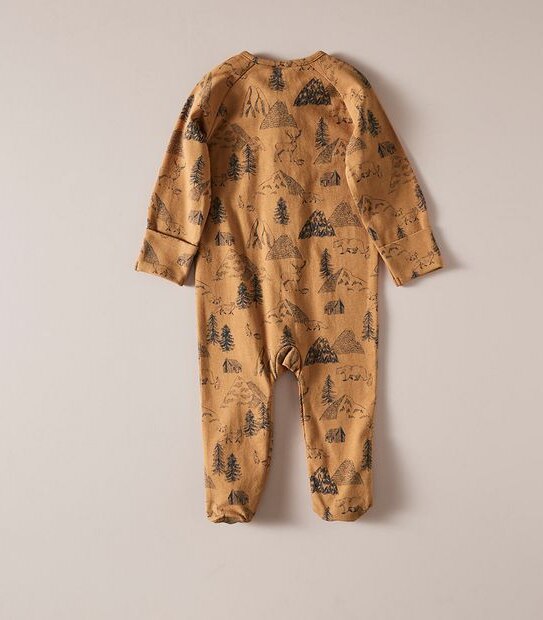 Baby Organic Cotton Print Coverall
