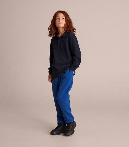 Double Knee School Fleece Trackpants