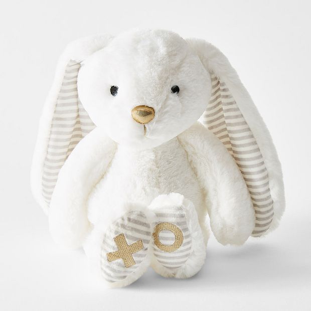 bunny plush baby seat