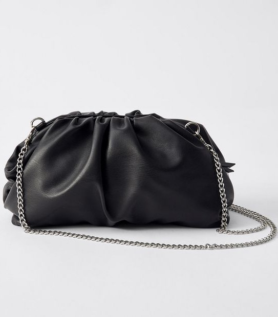 Gathered Clutch Bag