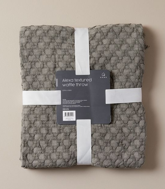 Alexa Texture Waffle Throw