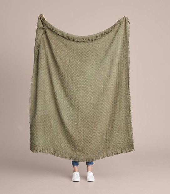Alexa Texture Waffle Throw