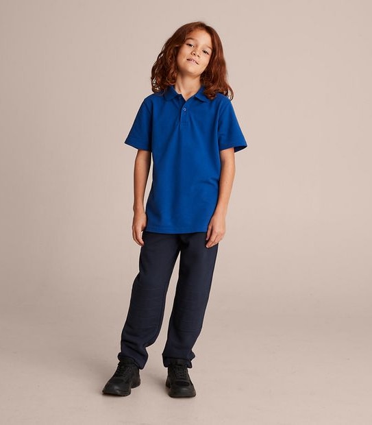 Double Knee School Fleece Trackpants
