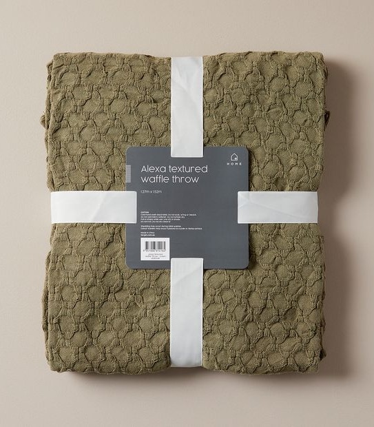Alexa Texture Waffle Throw