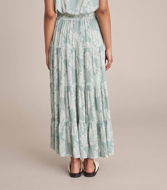 Resort Tiered Maxi Skirt