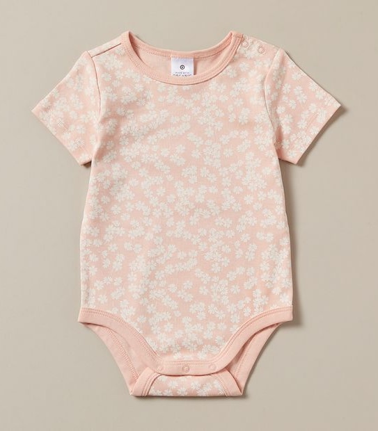 5 Pack Baby Organic Cotton Bodysuits