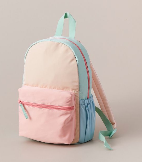 Kids Colour Block Backpack