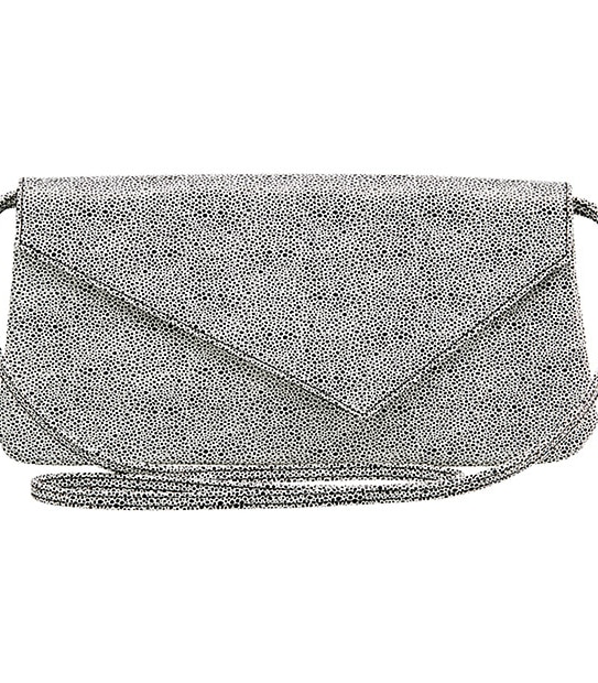 Ascot Envelope Clutch - Black/White