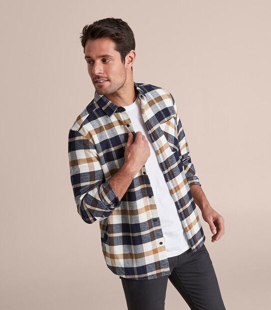 Long Sleeve Flannelette Shirt
