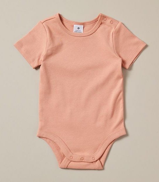 5 Pack Baby Organic Cotton Bodysuits