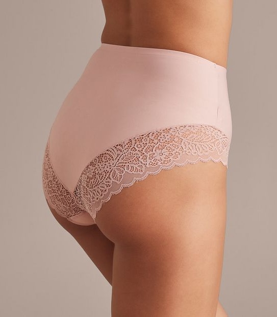 Bella Bonded Micro and Lace Full Briefs: Style: LFB99002