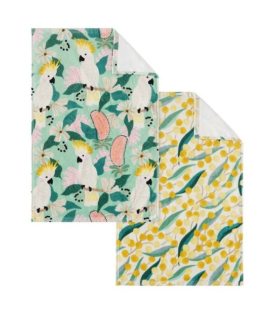 Mable Tan 2 Pack Tea Towels
