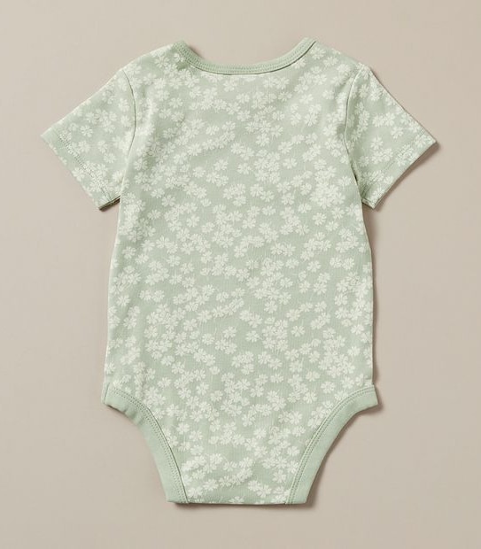 5 Pack Baby Organic Cotton Bodysuits