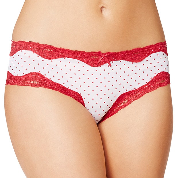 Cheeky Christmas Bikini Briefs - Red Spot Cheeky Christmas Bikini Briefs - Red Spot
