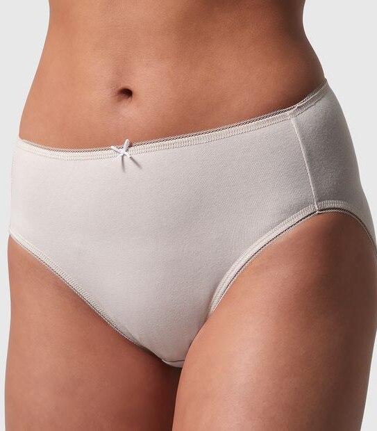 5 Pack Cotton/Elastane High Cut Briefs