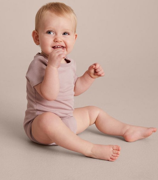 5 Pack Baby Organic Cotton Bodysuits