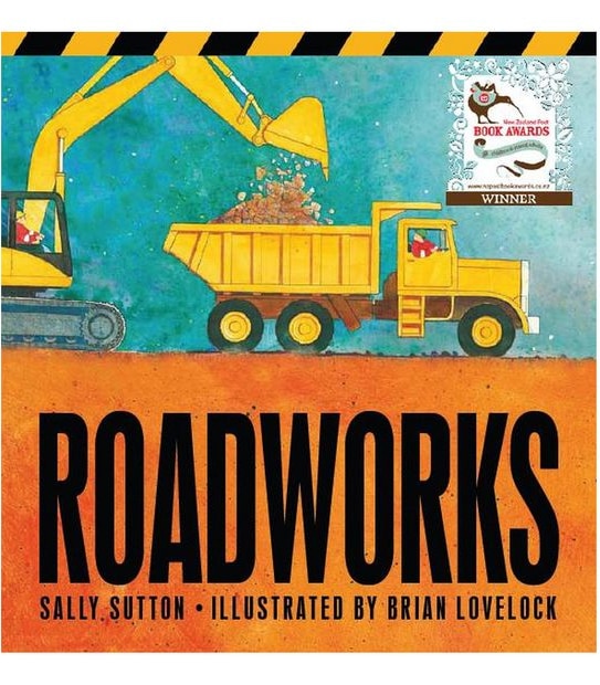 Roadworks Board Book - Sally Sutton