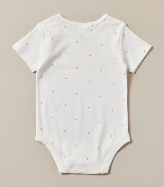 5 Pack Baby Organic Cotton Bodysuits