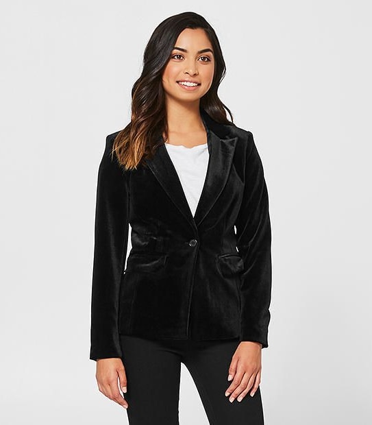 Dannii Minogue Petites Velour Blazer