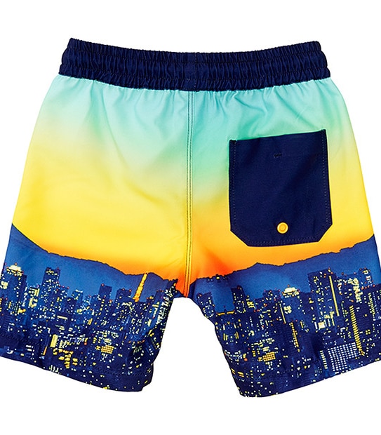 Boys' City Print Boardshorts
