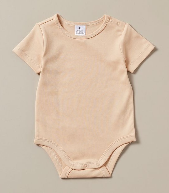 5 Pack Baby Organic Cotton Bodysuits