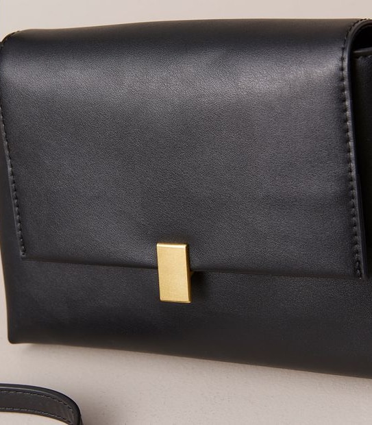 Clasp Detail Crossbody Bag