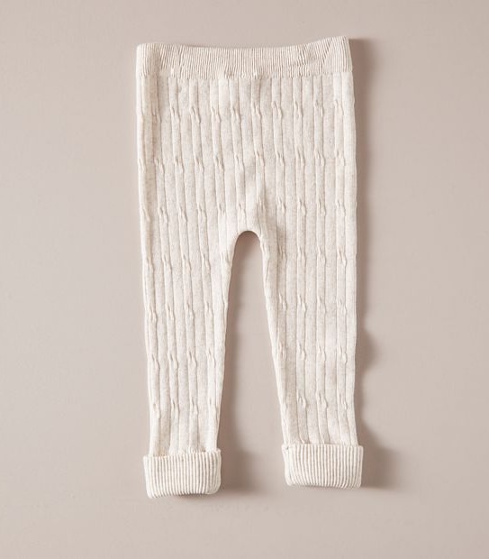 Baby Cable Knit Leggings