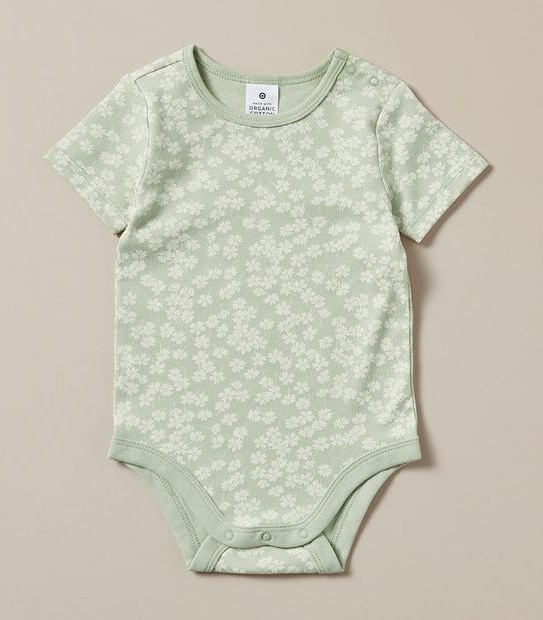 5 Pack Baby Organic Cotton Bodysuits
