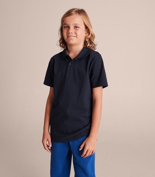 Short Sleeve School Polos - Navy Blue | Target Australia