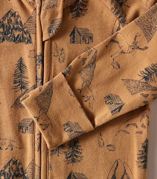 Baby Organic Cotton Print Coverall