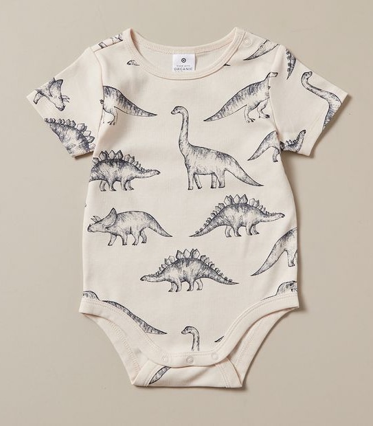 5 Pack Baby Organic Cotton Bodysuits