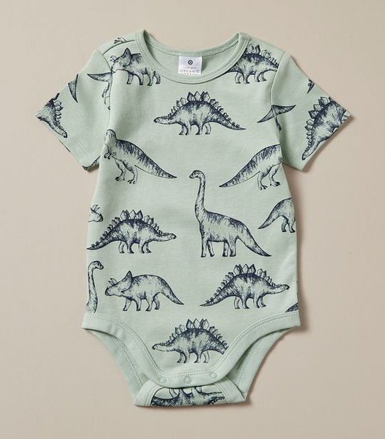 5 Pack Baby Organic Cotton Bodysuits