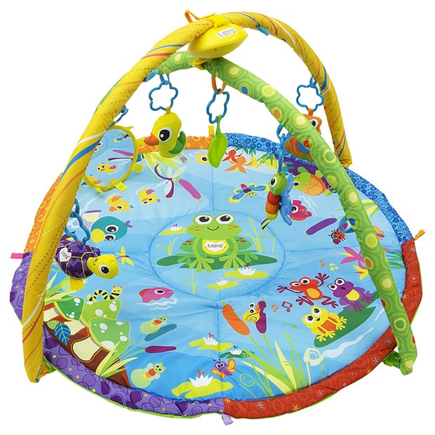 lamaze space symphony motion gym setup