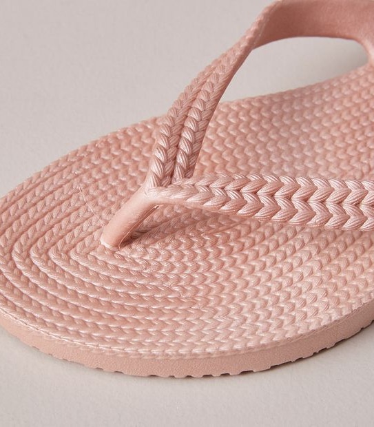 Womens Taya Recycled Textured Thongs