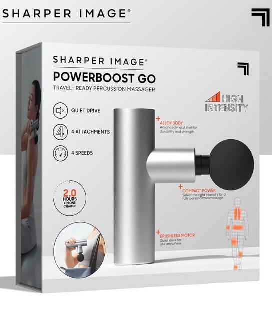 Sharper Image Powerboost Go TravelReady Percussion Massager Target