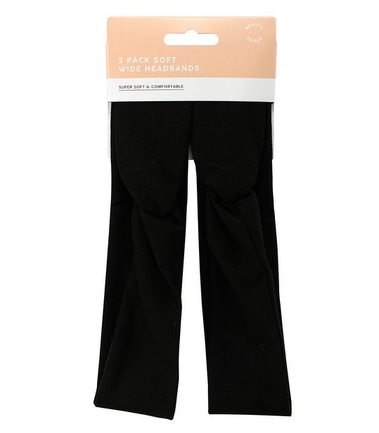 2 Pack Soft Wide Headbands