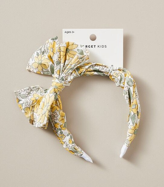 Floral Bow Braided Headband