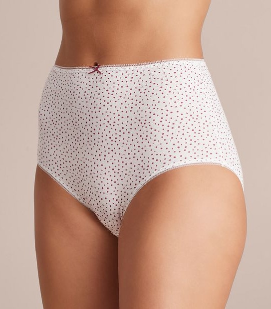 5 Pack Cotton/Elastane Full Briefs; Style: LFB183554