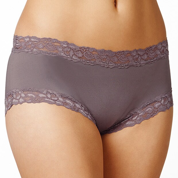 Microfibre Boyleg Brief - Cocoa