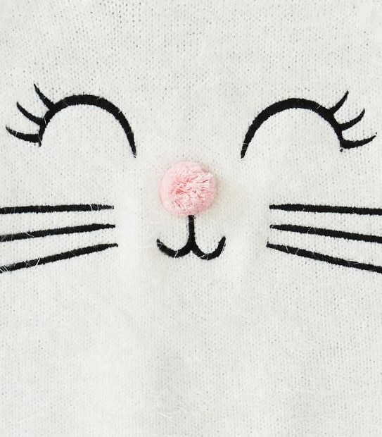 Cat Face Knit Jumper