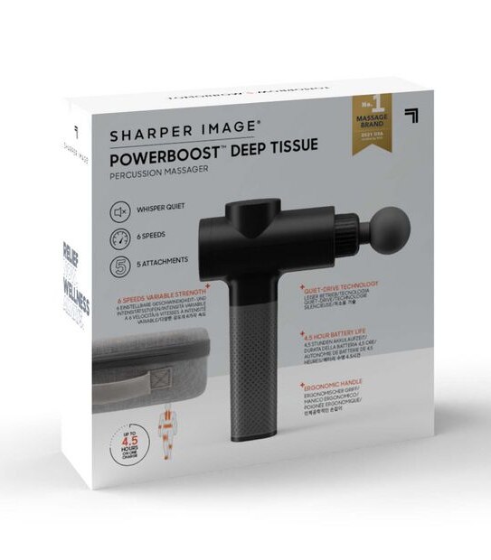 Sharper Image Powerboost Deep Tissue Percussion Massager Target Australia