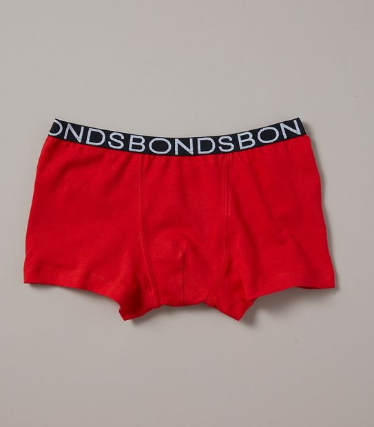 3 Pack Bonds Boys AFL Essendon Trunks