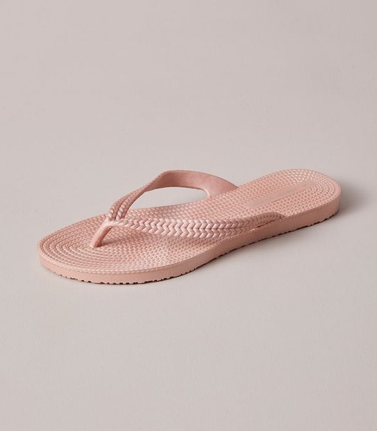 Womens Taya Recycled Textured Thongs