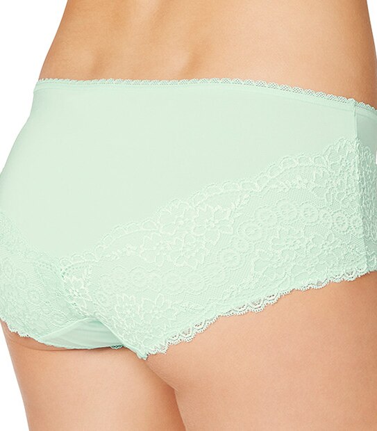 Everyday Lace Boyleg Briefs - Aqua