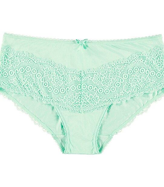 Everyday Lace Boyleg Briefs - Aqua