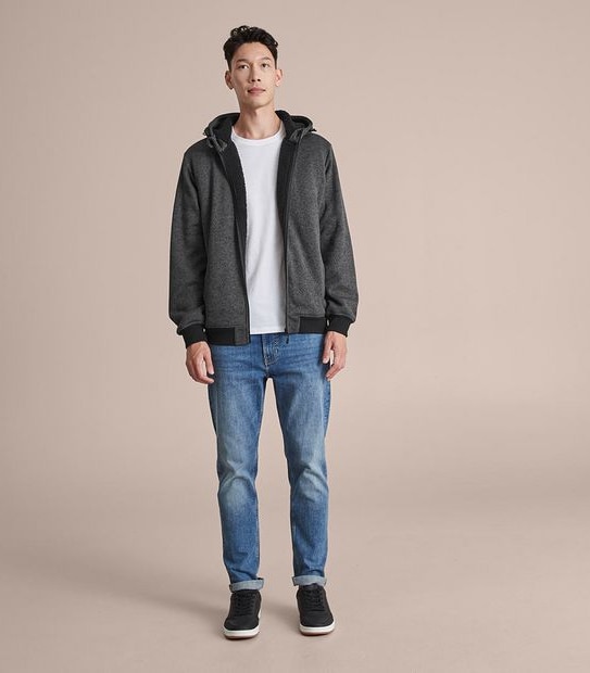 Borg Zip Through Hoodie