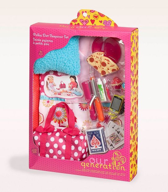Our Generation Polka Dot Sleepover Set
