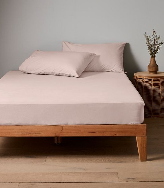 Arlo Stonewash Fitted Sheet Target Australia