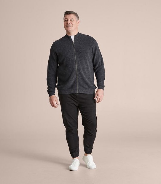 Mr Big 1/2 Zip Knit Jumper